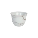 Porcelain 12pcs marbled design coffee cups