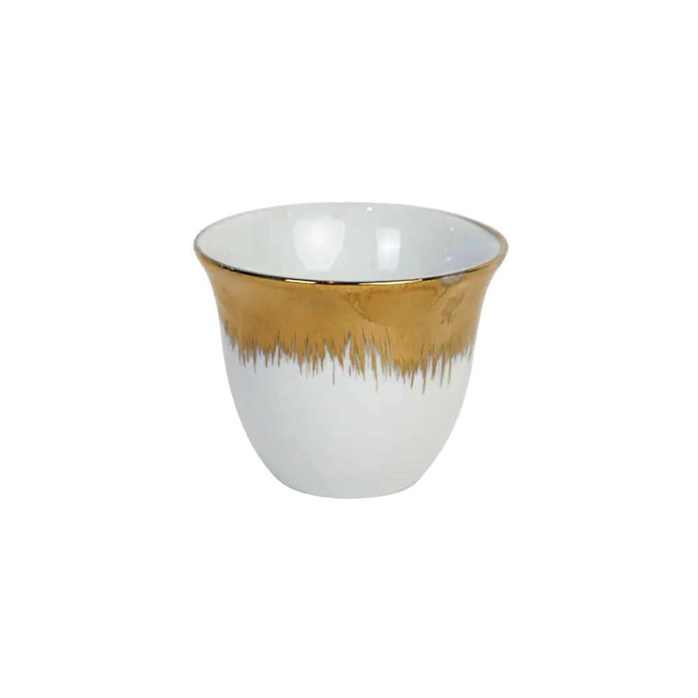 Porcelain-12Pcs-White-&-Gold-Coffee-Cups Porcelain 12pcs white & gold coffee cups