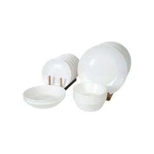 Porcelain 24pcs white dinner set1