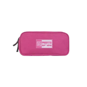 Pronto 2 zippers pink pencil case
