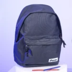 Pronto 42cm 2 black zippers grey backpack