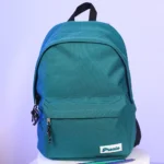 Pronto 42cm 2 black zippers teal backpack