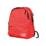 Pronto 43cm 3 black zippers red backpack