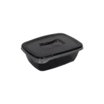 Qlux 3pcs black storage box set2