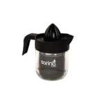 Sarina 425ml black citrus juicer with handle