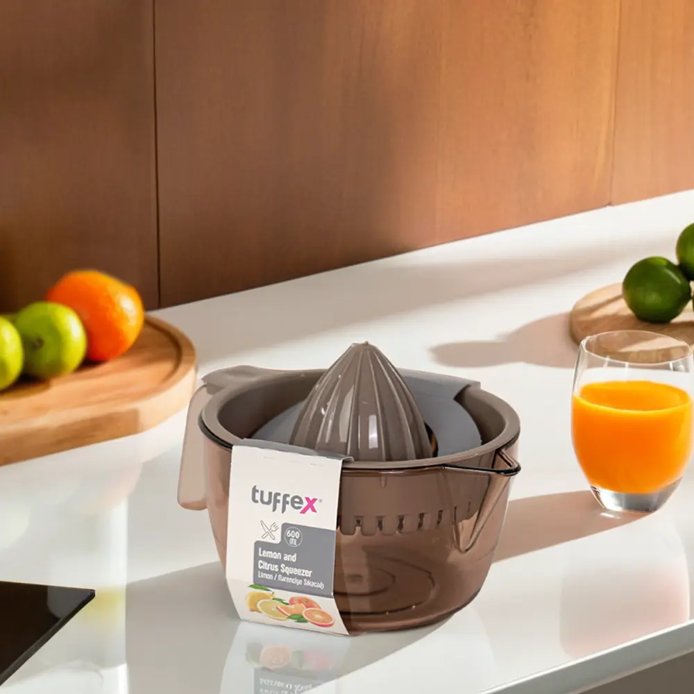 Tuffex 600ml brown citrus juicer1
