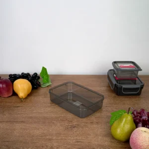 Bentley 1.2l rectangular black lunch box1