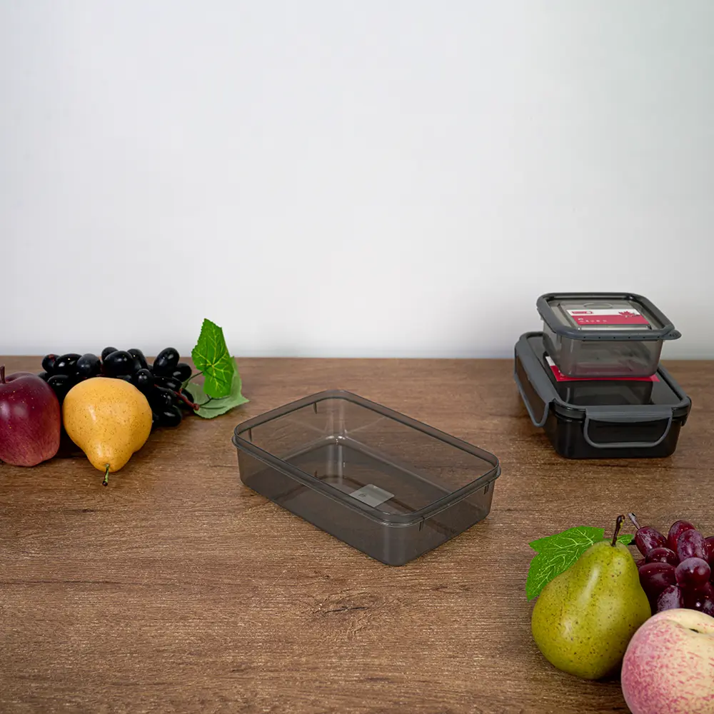 Bentley 1.2l rectangular black lunch box1