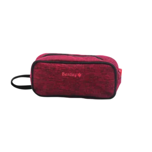 Bentley 2400 burgundy 1 zippers pencil case
