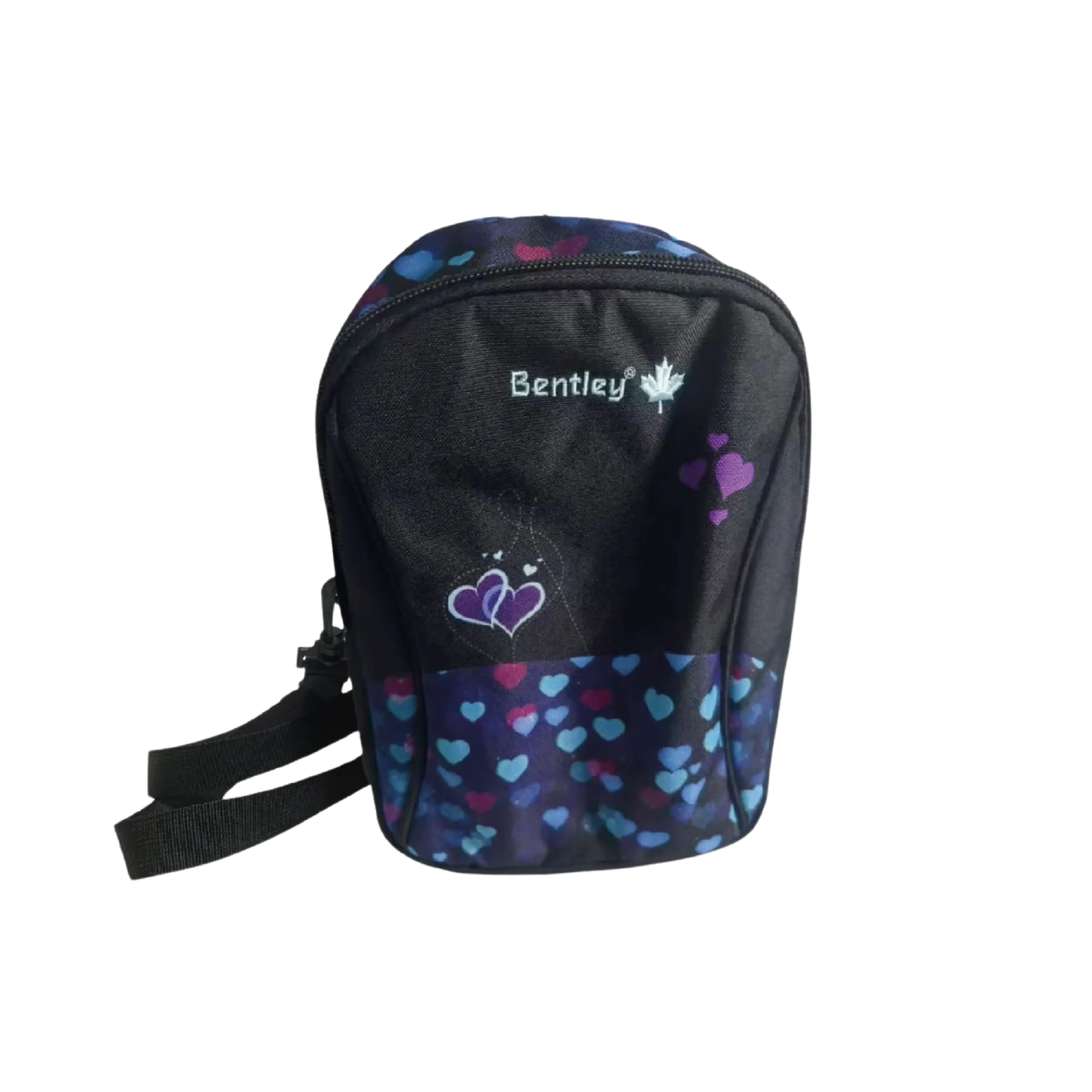Bentley 2550 hearts design 1 zipper lunch bag