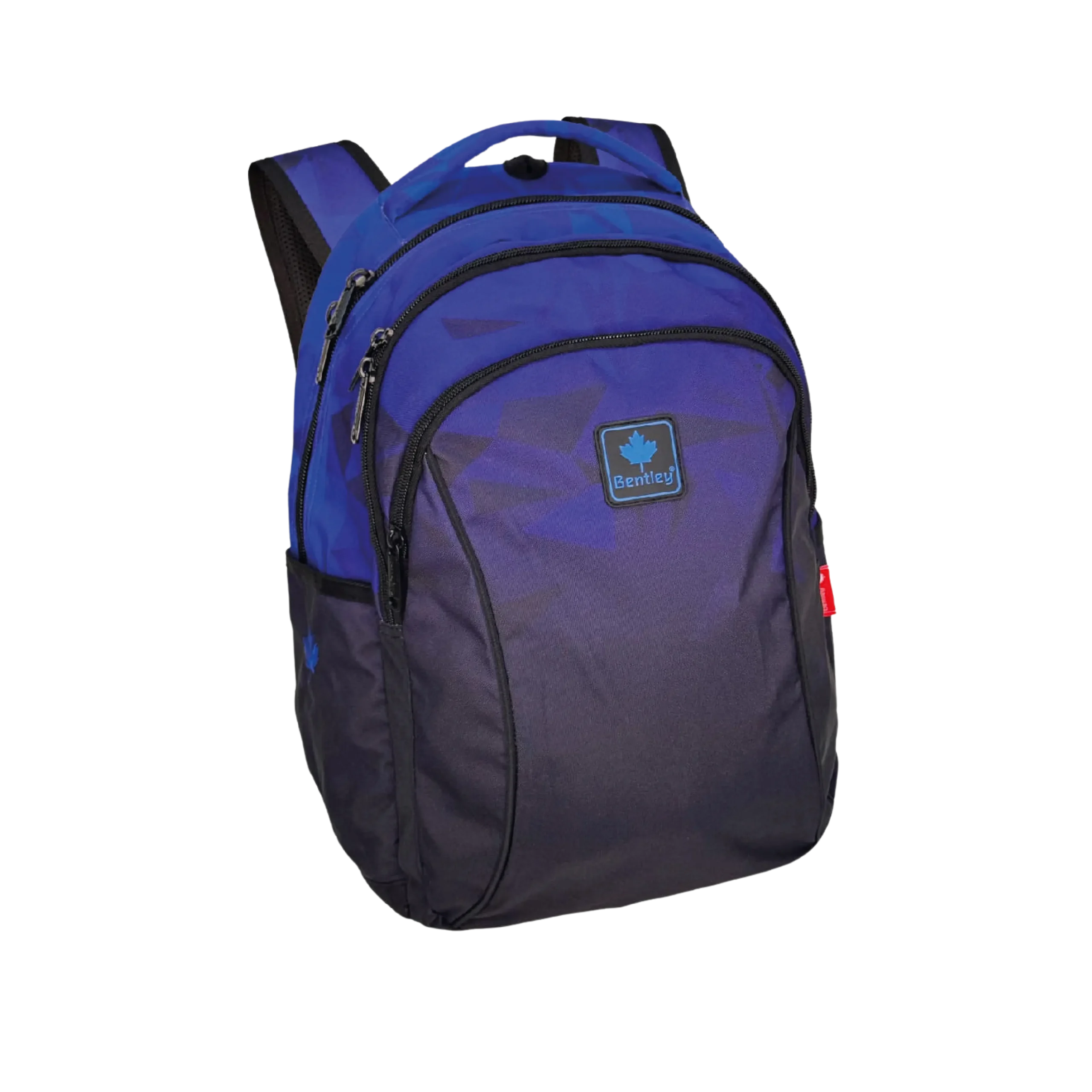 Bentley 2559 black & navy blue 3 zippers 45cm backpack