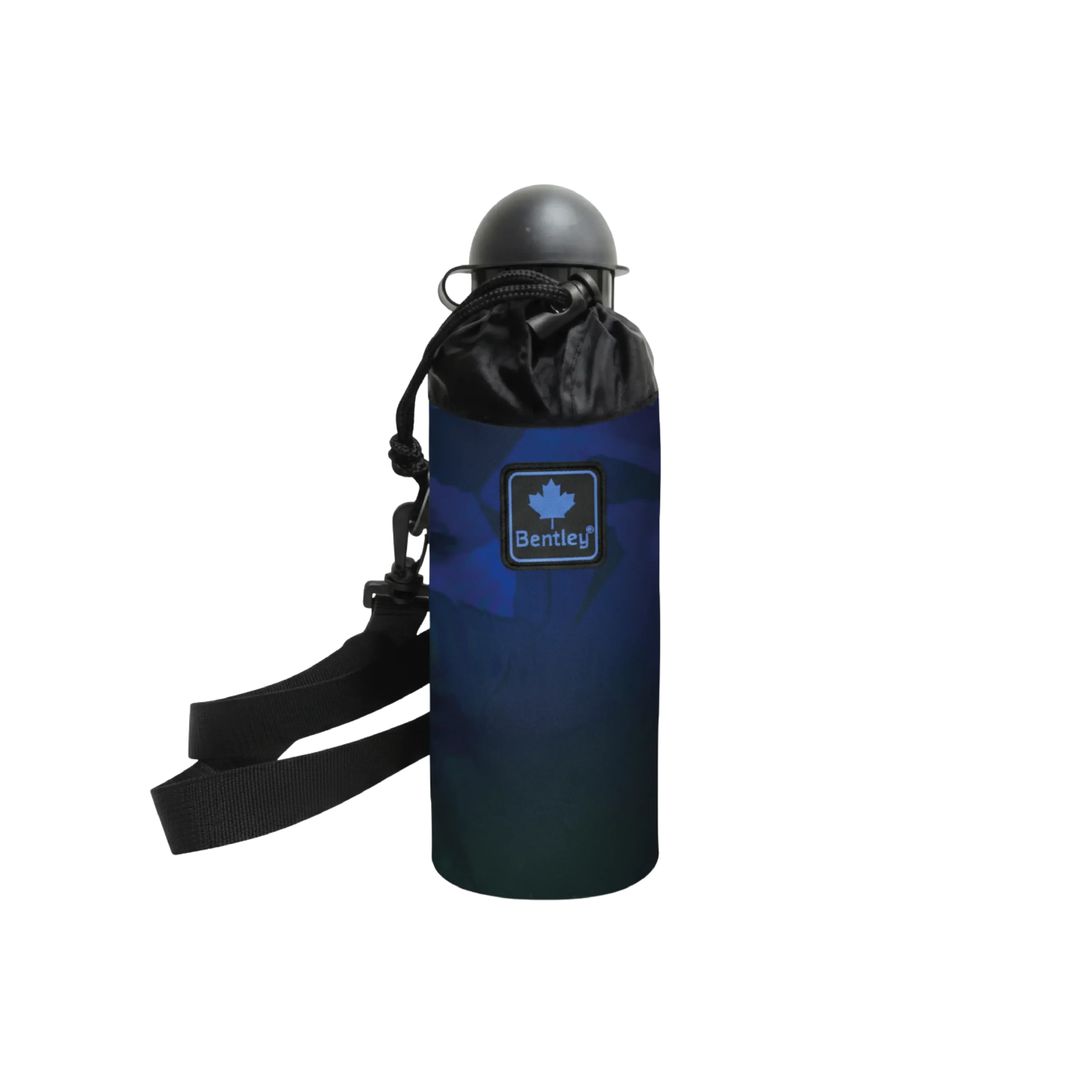 Bentley 2560 water bottle with black & navy blue case