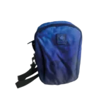 Bentley 2562 black & navy blue 1 zipper lunch bag