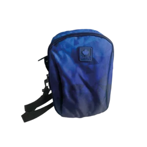 Bentley 2562 black & navy blue 1 zipper lunch bag