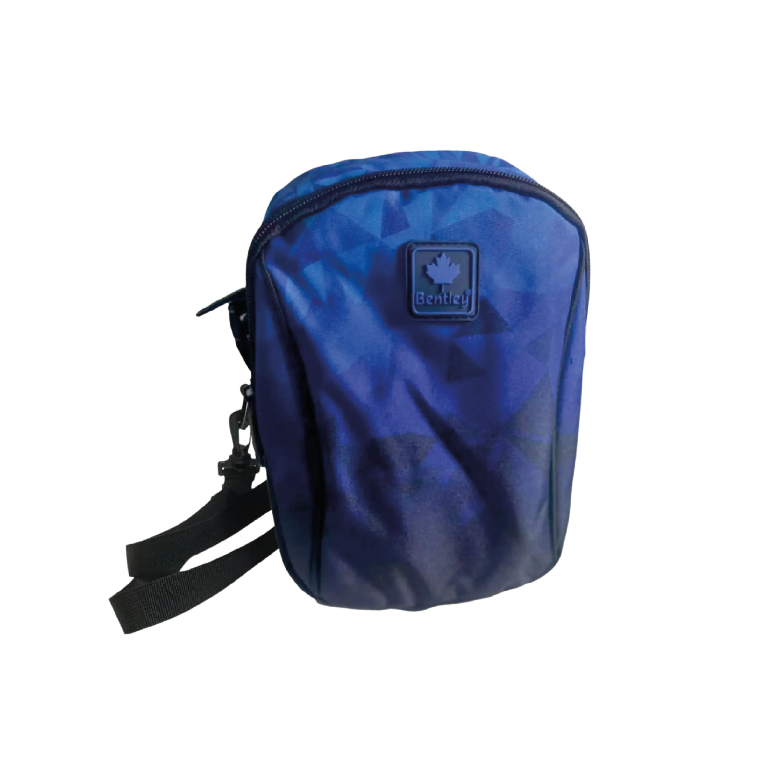 Bentley-2562-Black-&-Navy-Blue-1-Zipper-Lunch-Bag Bentley 2562 black & navy blue 1 zipper lunch bag