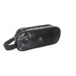 Bentley 2565 black & grey 2 zippers pencil case