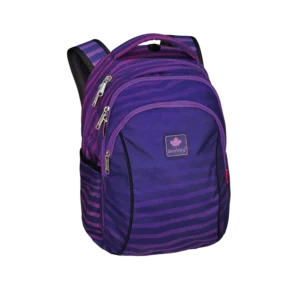 Bentley 2571 purple 3 zippers 45cm backpack
