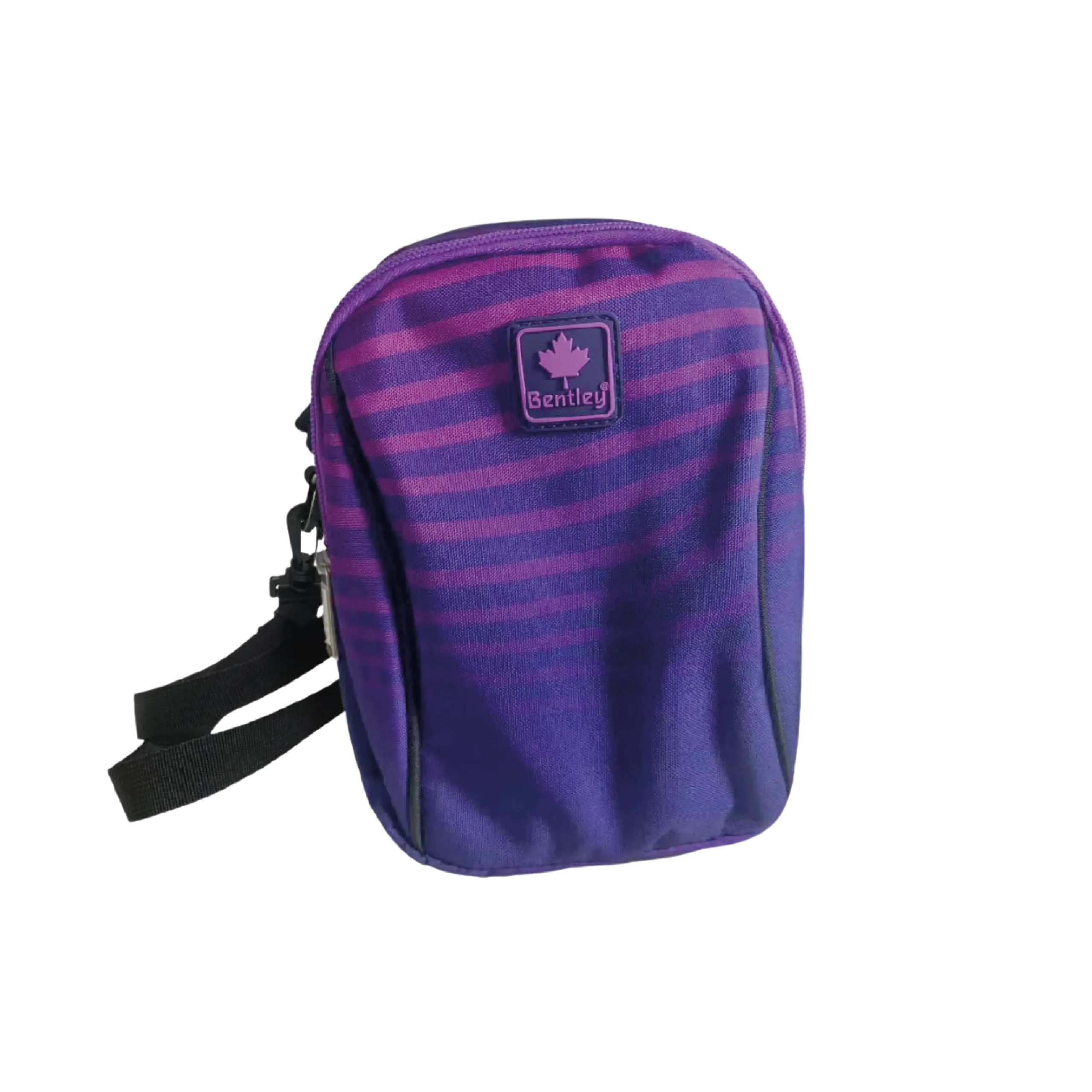 Bentley 2574 purple 1 zipper lunch bag