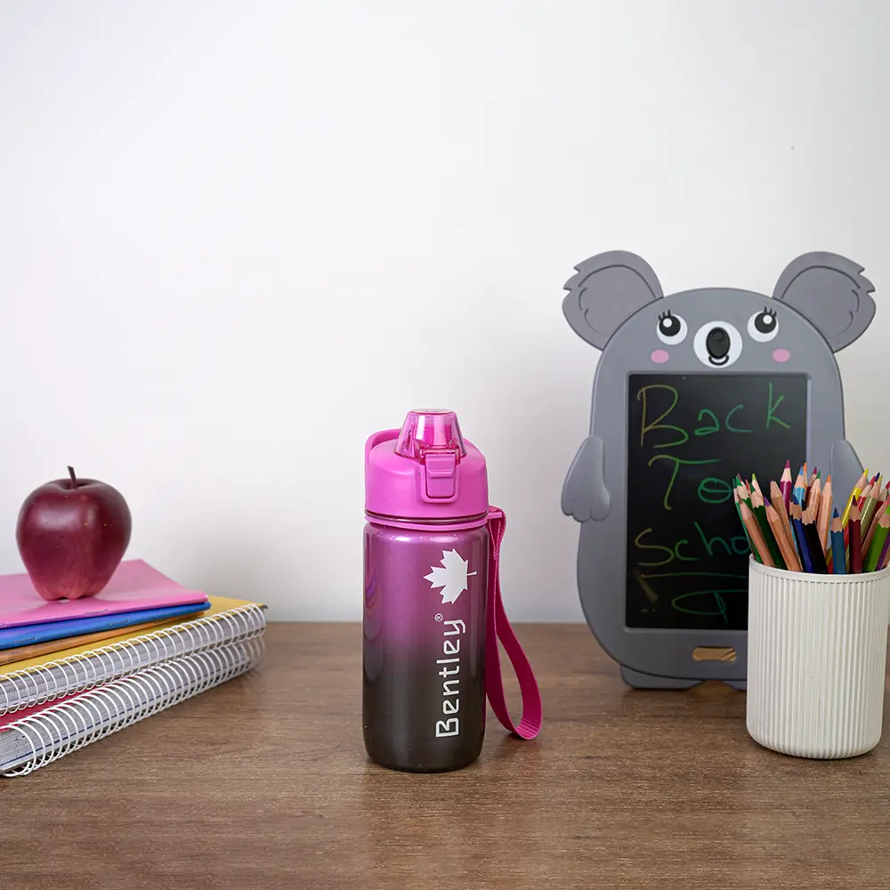 Bentley-550ml-Magenta-&-Black-Water-Bottle Bentley 550ml magenta & black water bottle
