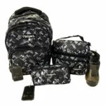 Bodypack 4pcs black & gey large backpack set