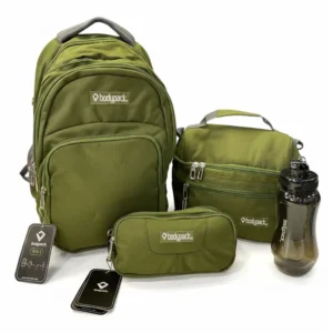 Bodypack 4pcs olive green large backpack set