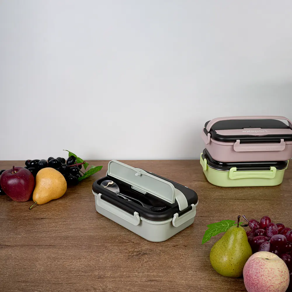 Exsport-1L-Airtight-Rectangular-2-Sections-Grey-Lunch-Box1 Exsport 1l airtight rectangular 2 sections grey lunch box1