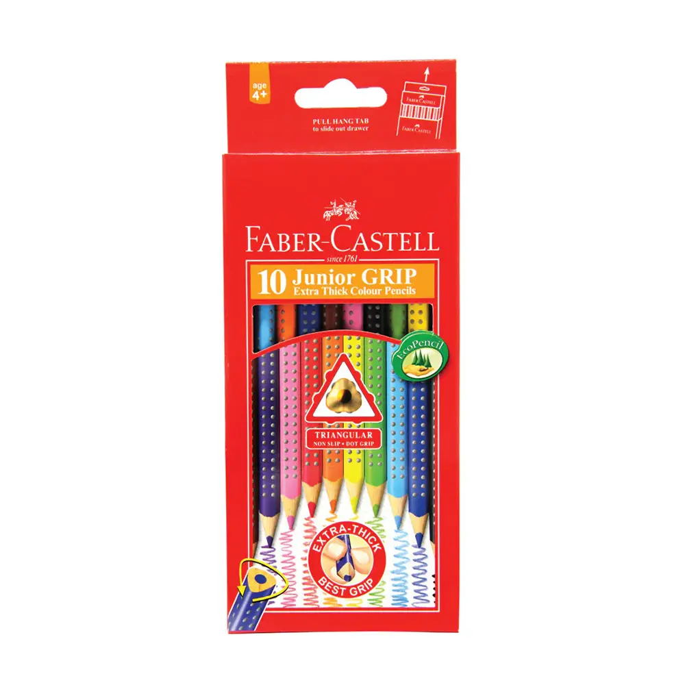 Faber-Castell-158132-Junior-Grip-10pcs-Color-Pencils Faber castell 158132 junior grip 10pcs color pencils