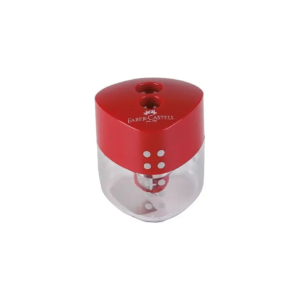 Faber castell 183101 grip twin red sharpener