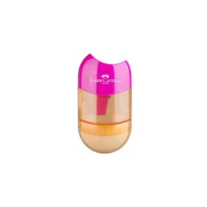 Faber castell 183604 fuchsia eraser sharpener combi