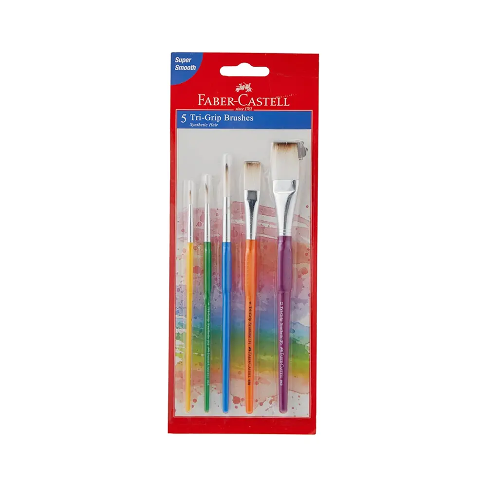 Faber-Castell-280815-Different-5-Sizes-Colored-Bruches Faber castell 280815 different 5 sizes colored bruches