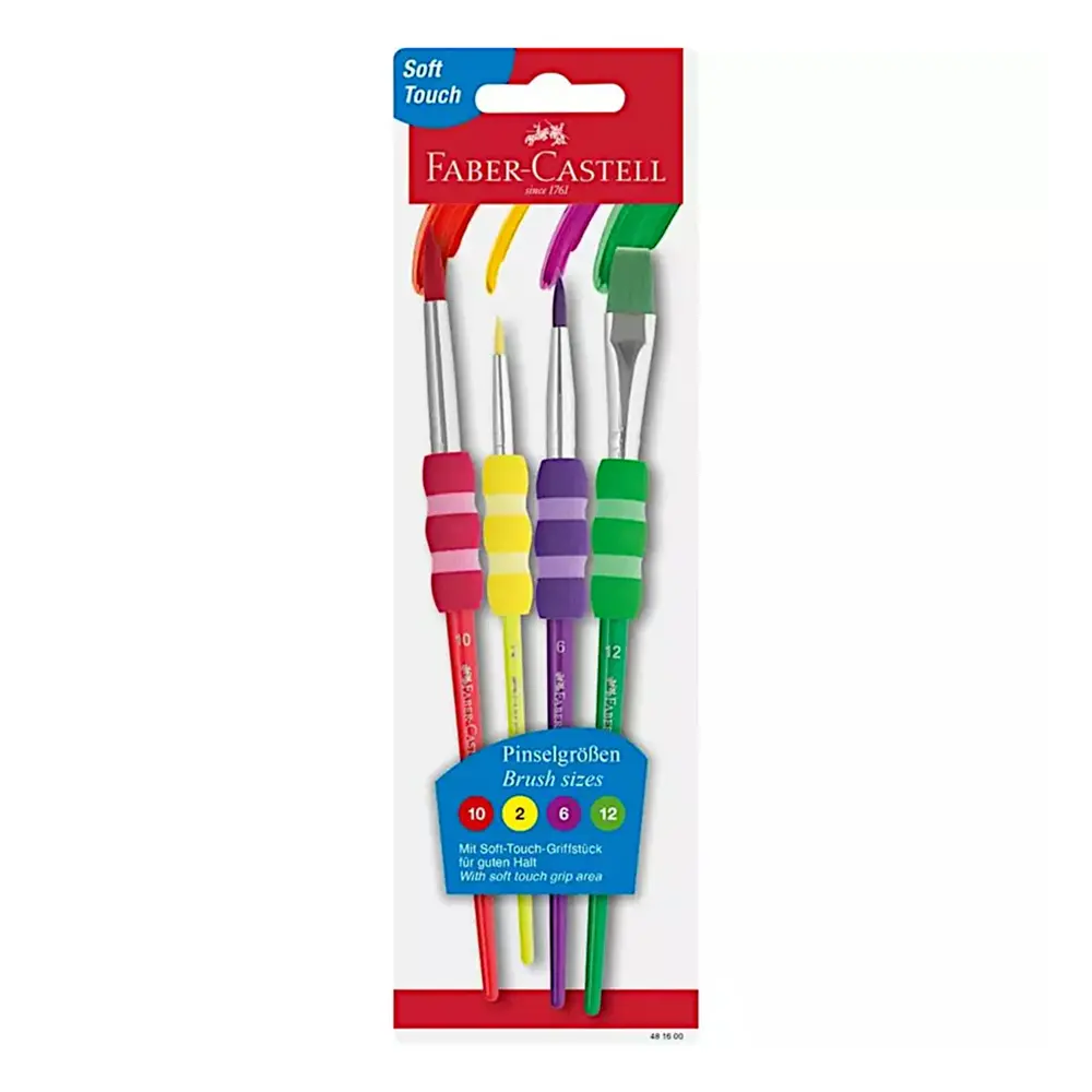 Faber castell 4 different sizes bruches