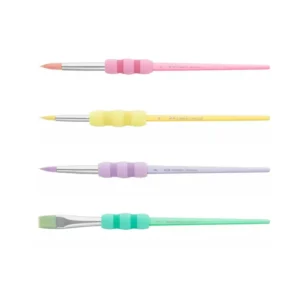 Faber castell 4 different sizes colored bruches1