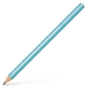 Faber castell jumbo sparkle blue graphite pencil