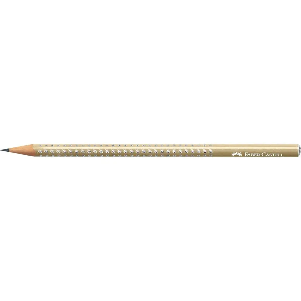 Faber castell sparkle gold graphite pencil