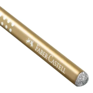 Faber castell sparkle gold graphite pencil1