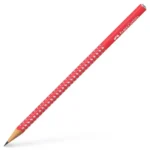 Faber castell sparkle red graphite pencil