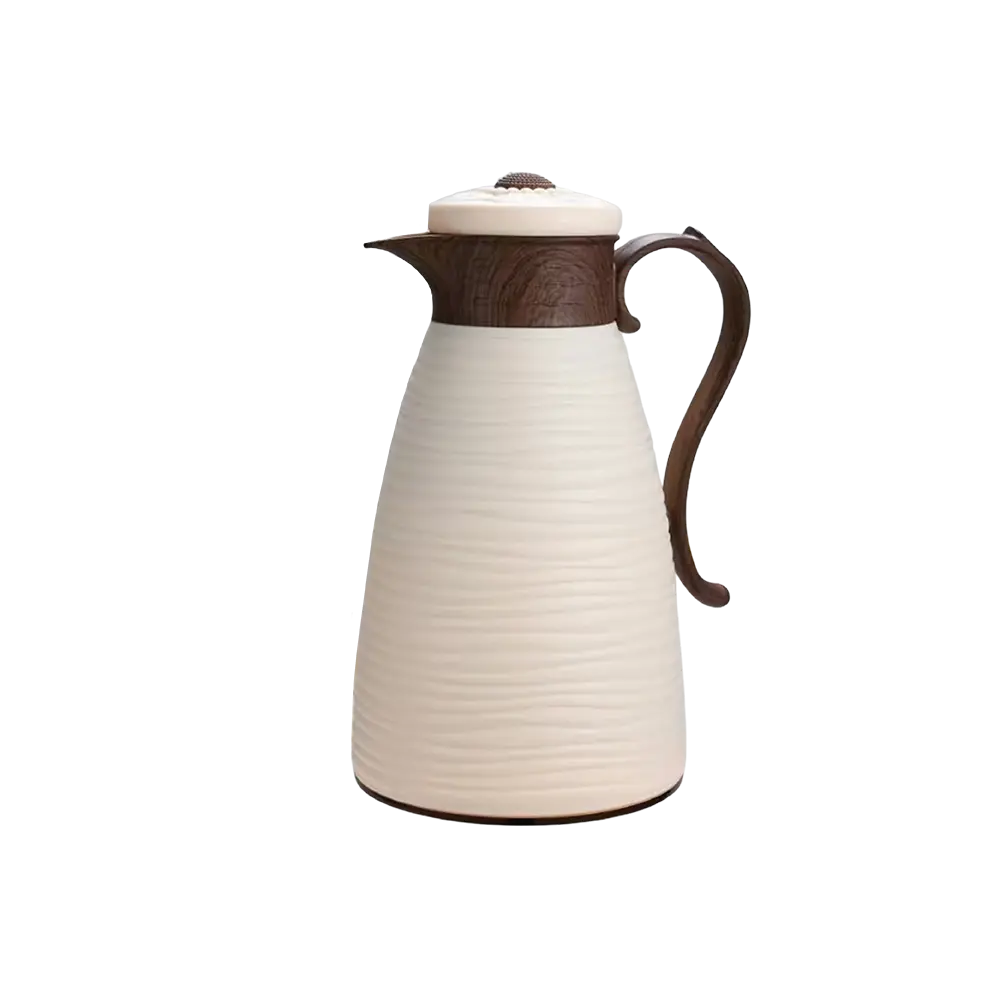 Momaz-1L-Beige-&-Wooden-Vacuum-Flask Momaz 1l beige & wooden vacuum flask