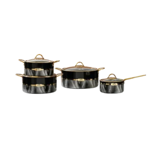 Momaz german diamond 8pcs cookware set