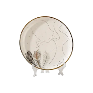 Momaz nasma 6pcs cake plates set