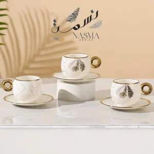 Momaz nasma 6pcs tea cup set with saucers1