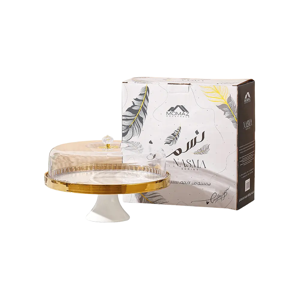 Momaz nasma cake stand with dome cover
