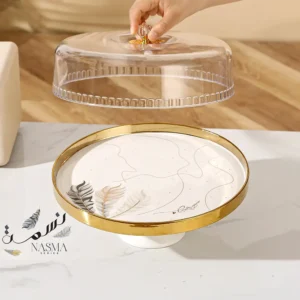 Momaz nasma cake stand with dome cover1
