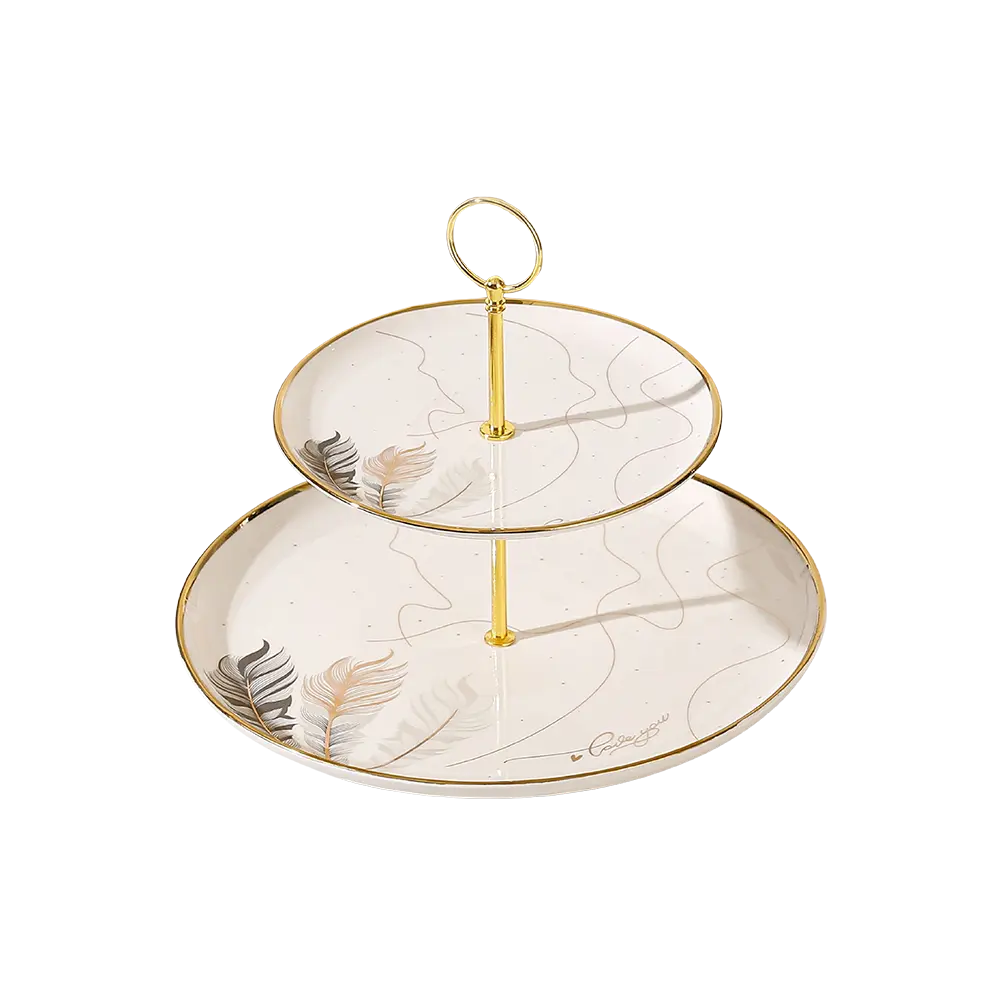 Momaz nasma two tier serving stand