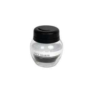 Qlux 0.12l glass troya black spices shaker