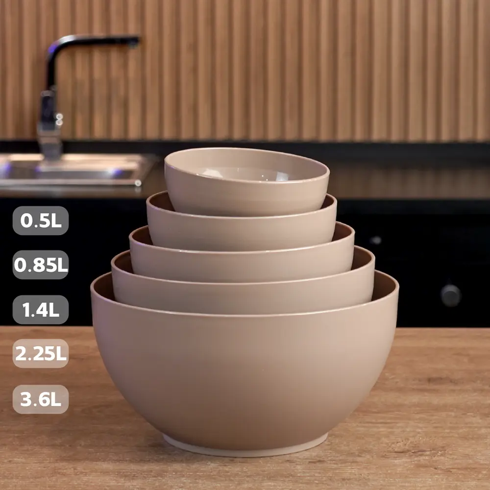 Transparent 30pcs storge boxes set with beige lid7