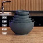 Transparent 30pcs storge boxes set with black lid6