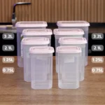 Transparent-30pcs-Storge-Boxes-Set-with-Pink-Lid1 Transparent 30pcs storge boxes set with pink lid1