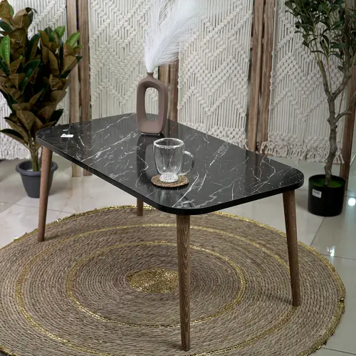 Turkish-Wooden-90x50x40cm-Rectangular-Marbled-Black-Table Turkish wooden 90x50x40cm rectangular marbled black table