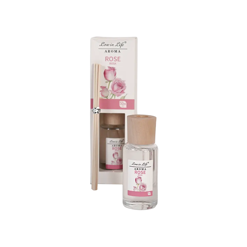 Aroma 50ml rose reed diffuser