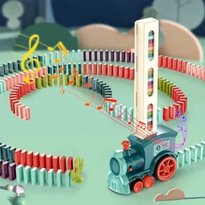 Automatic Domino Laying Toy with Lights & Sound1